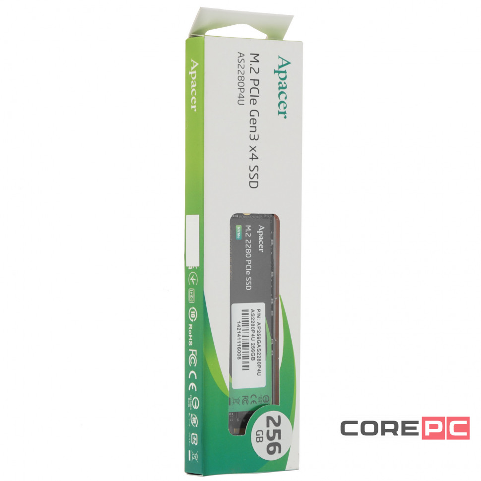 Твердотельный накопитель Apacer 256 Gb (AP256GAS2280P4U-1)