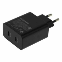 Сетевое зар. устр. для Samsung 50W 2C с кабелем T-C - T-C в упаковке черное (High copy)