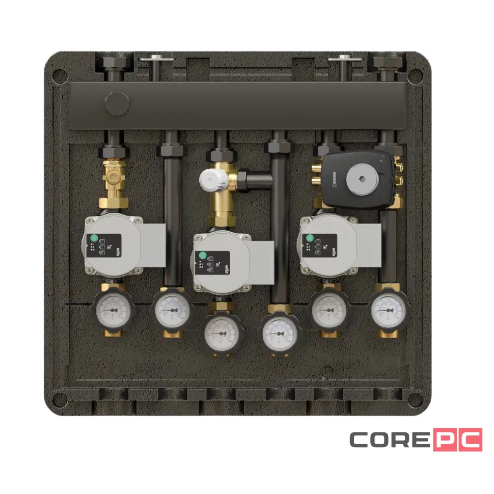 Гребёнка ELSEN DN20 с гидрострелкой 1quot; 4х1quot; 2 м3/ч