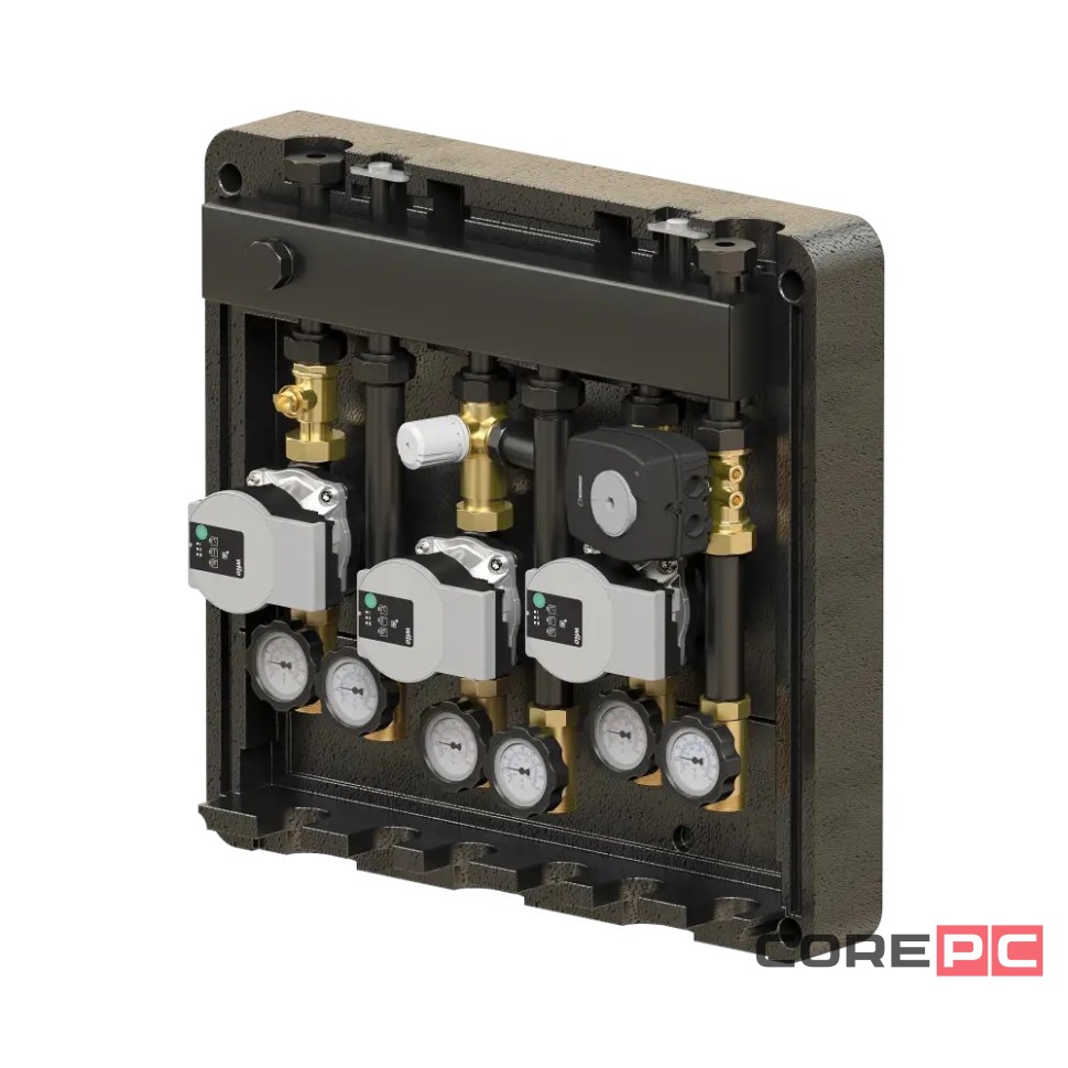 Гребёнка ELSEN DN20 с гидрострелкой 1quot; 4х1quot; 2 м3/ч