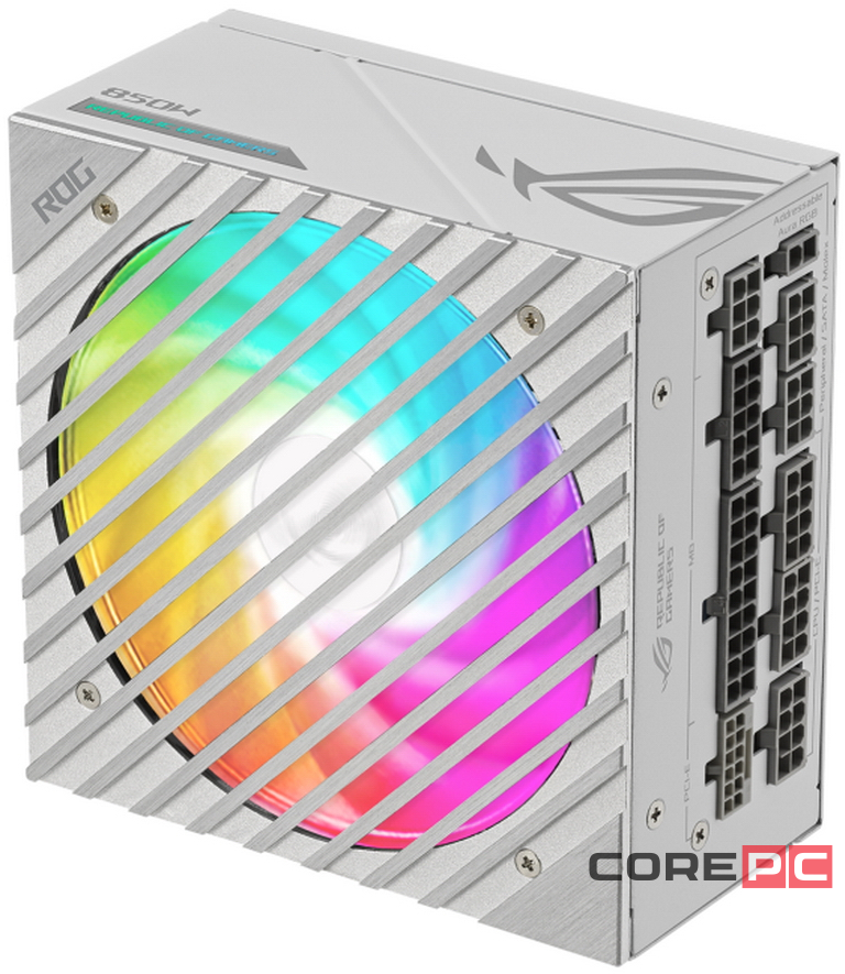 Блок питания ASUS 850W ROG-LOKI-850P-WHITE-SFXL-GAMING RGB White (90YE00N2-B0NA00) 16 Pin (PCIe 5.0 Connector Cable Details)