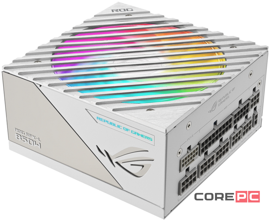 Блок питания ASUS 850W ROG-LOKI-850P-WHITE-SFXL-GAMING RGB White (90YE00N2-B0NA00) 16 Pin (PCIe 5.0 Connector Cable Details)