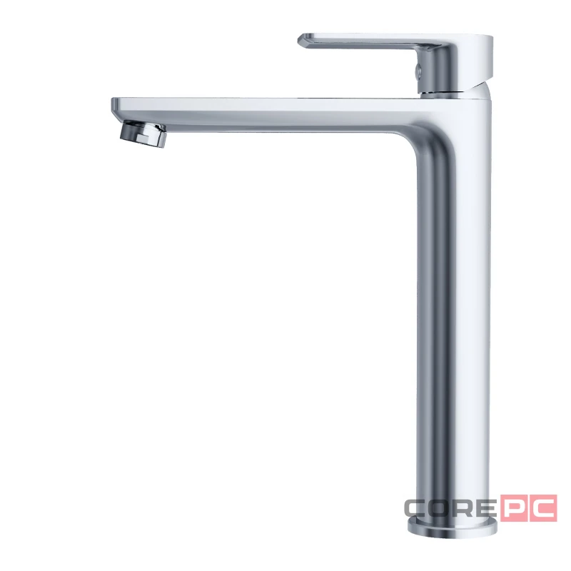 Смеситель для раковины MIXLINE МЛ26-042/ML26-042, рычажное управление, цвет хром