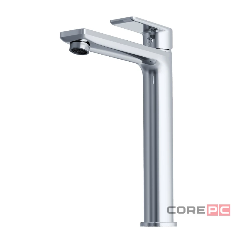 Смеситель для раковины MIXLINE МЛ26-042/ML26-042, рычажное управление, цвет хром