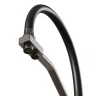Смеситель для кухни MIXLINE МЛНС-0404/MLSS-0404 черный, рычажное управление, цвет сатин/черный