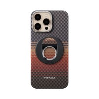 Чехол PITAKA Tactile Woven Case & Grip 3 для iPhone 16 Pro карбоновый (арамид) Sunset