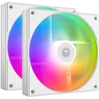 Комплект вентиляторов для корпуса ID-COOLING AS-140-ARGB-W DUET (2 in 1) ARGB White