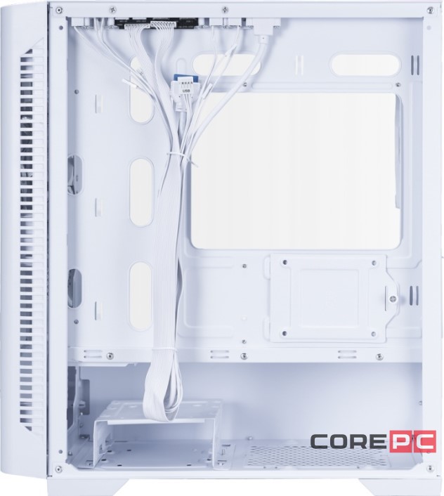 Компьютерный корпус 1STPLAYER DK D4-M FRGB White (D4-M-WH-2F1P-W-1F1-W)
