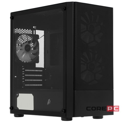 Компьютерный корпус 1STPLAYER FIREBASE X4-M TG LED Black (X4-M-BK-2F1P-1F1)