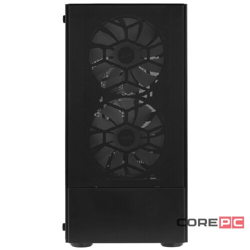 Компьютерный корпус 1STPLAYER FIREBASE X4-M TG LED Black (X4-M-BK-2F1P-1F1)