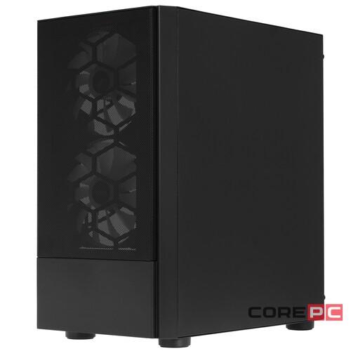 Компьютерный корпус 1STPLAYER FIREBASE X4-M TG LED Black (X4-M-BK-2F1P-1F1)