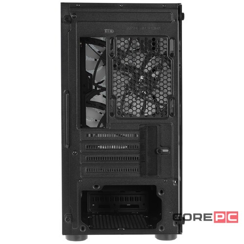 Компьютерный корпус 1STPLAYER FIREBASE X4-M TG LED Black (X4-M-BK-2F1P-1F1)