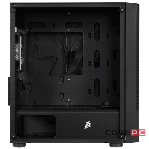 Компьютерный корпус 1STPLAYER FIREBASE X4-M TG LED Black (X4-M-BK-2F1P-1F1)