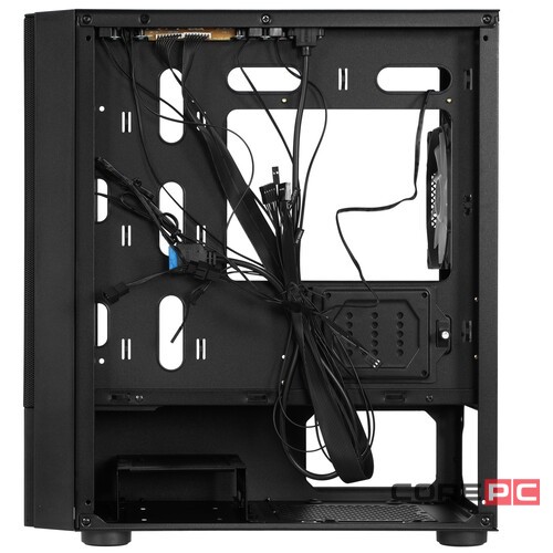 Компьютерный корпус 1STPLAYER FIREBASE X4-M TG LED Black (X4-M-BK-2F1P-1F1)