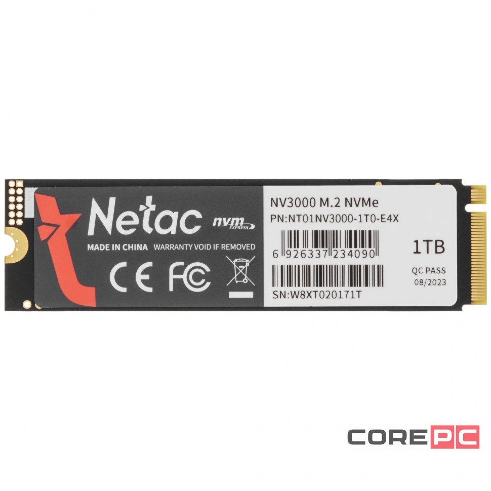 Твердотельный накопитель NETAC 1000 Gb NT01NV3000-1T0-E4X