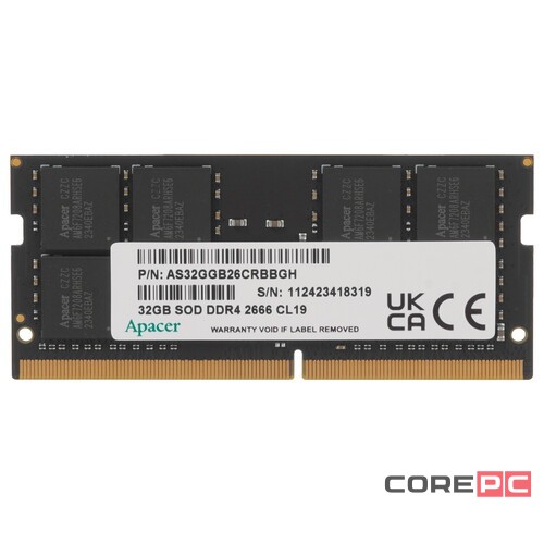 Оперативная память 32 Gb 2666 MHz Apacer (ES.32G2V.PRI)