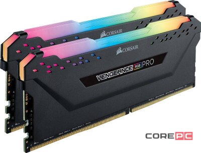 Оперативная память 16 Gb 3600 MHz Corsair VENGEANCE RGB PRO (CMW16GX4M2D3600C18)