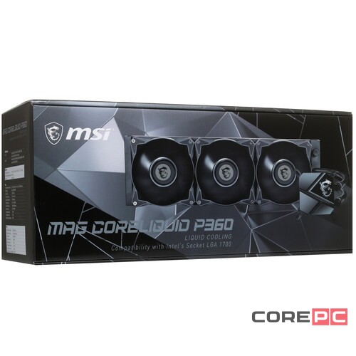 Система жидкостного охлаждения для процессора MSI MAG CORELIQUID P360 Black 306-7ZW2P31-813