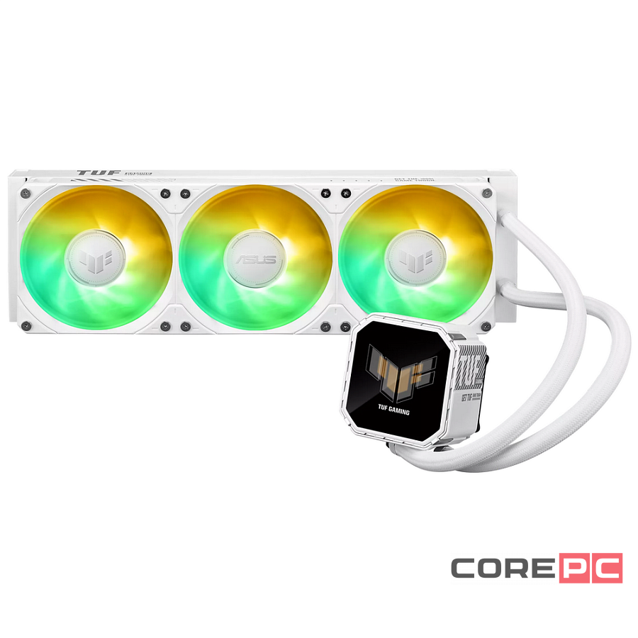 Система жидкостного охлаждения для процессора ASUS TUF GAMING LC III 360 ARGB LCD White (90RC01A2-B0EAY0)