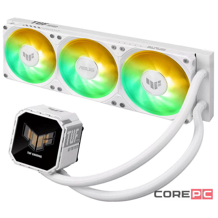 Система жидкостного охлаждения для процессора ASUS TUF GAMING LC III 360 ARGB LCD White (90RC01A2-B0EAY0)