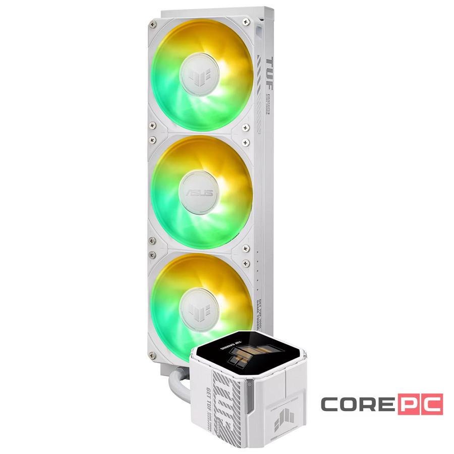 Система жидкостного охлаждения для процессора ASUS TUF GAMING LC III 360 ARGB LCD White (90RC01A2-B0EAY0)
