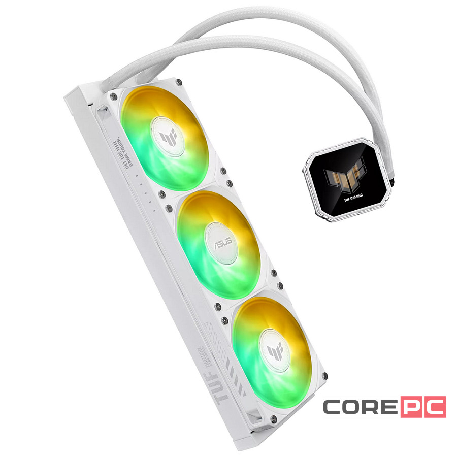 Система жидкостного охлаждения для процессора ASUS TUF GAMING LC III 360 ARGB LCD White (90RC01A2-B0EAY0)