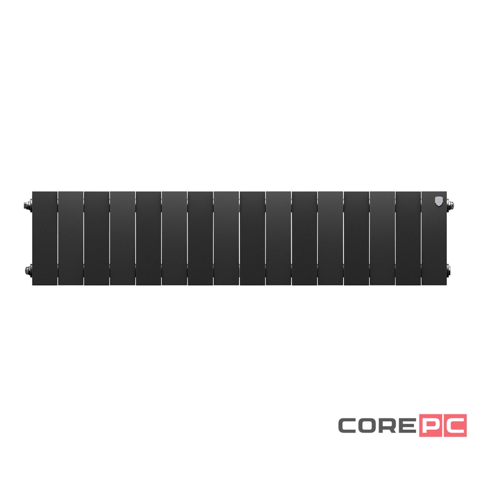Радиатор биметаллический Royal Thermo PianoForte 200 Чёрный - 16 секц.
