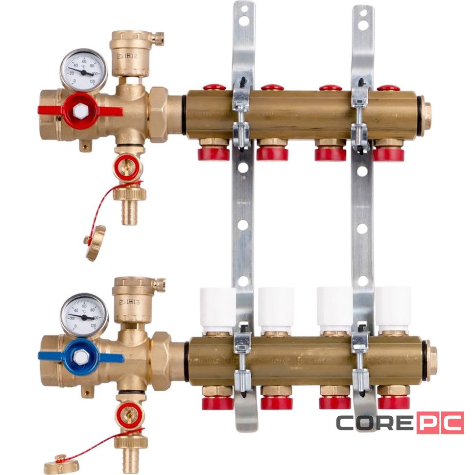 Комплект коллекторного узла Giacomini 1quot; x 18 /4, R553DK104