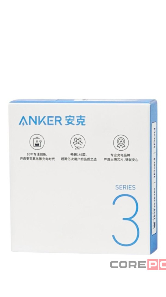 Usb Кабель-зарядка Type-C на Lightning  Anker 310 (A81A1621) 0.9м белый