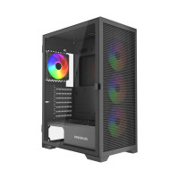 Компьютерный корпус Powercase Mistral B415 TG ARGB Black (CMAB415-A4)