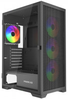 Компьютерный корпус Powercase Mistral B415 TG ARGB Black (CMAB415-A4)