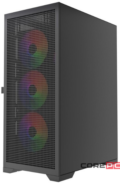 Компьютерный корпус Powercase Mistral B415 TG ARGB Black (CMAB415-A4)