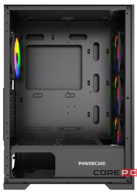 Компьютерный корпус Powercase Mistral B415 TG ARGB Black (CMAB415-A4)