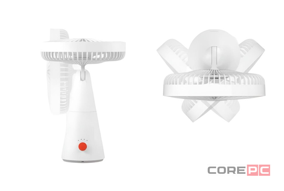 Вентилятор портативный Xiaomi Mijia Desktop Fan 4000mAh ZMYDFS01DM белый