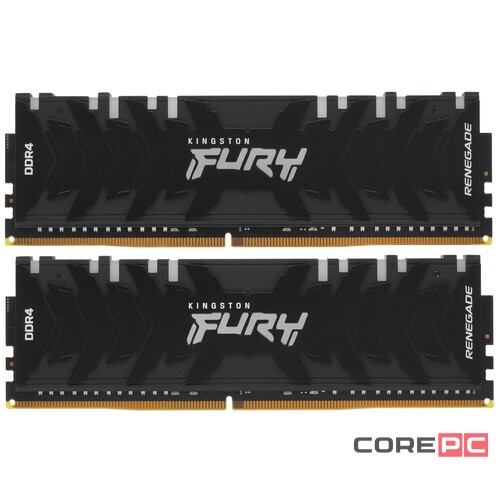 Оперативная память 64 Gb 3200 MHz Kingston FURY RENEGADE RGB (KF432C16RBAK2/64) RTL