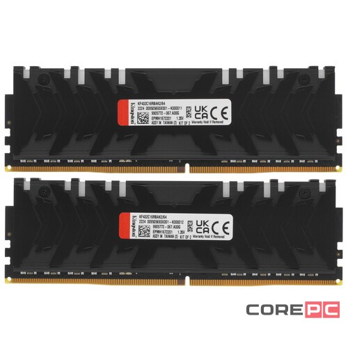 Оперативная память 64 Gb 3200 MHz Kingston FURY RENEGADE RGB (KF432C16RBAK2/64) RTL