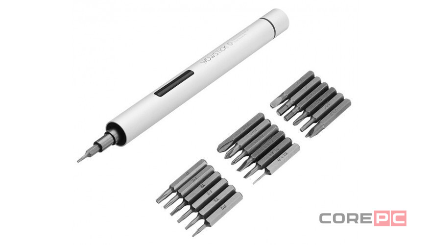 Отвертка электрическая умная Xiaomi Wowstick TRY 20 in1 Kit белая