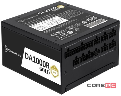 Блок питания SilverStone 1000W Cybenetics SST-DA1000R-GM G540DA100RGM220 16 Pin (PCIe 5.0 Connector Cable Details)