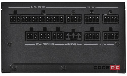 Блок питания SilverStone 1000W Cybenetics SST-DA1000R-GM G540DA100RGM220 16 Pin (PCIe 5.0 Connector Cable Details)