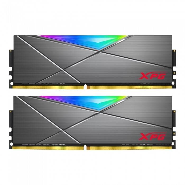 Оперативная память 32 Gb 3200 MHz ADATA XPG SPECTRIX D50 Grey RGB (AX4U320016G16A-DT50)
