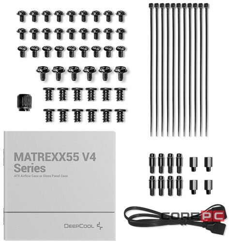 Компьютерный корпус Deepcool MATREXX 55 V4 RGB Black (R-MATREXX55-BKADA4-G-4)