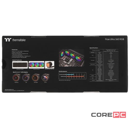 Система жидкостного охлаждения для процессора Thermaltake Floe Ultra 360 All-In-One RGB CL-W350-PL12SW-A