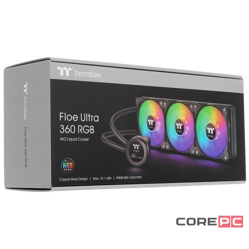 Система жидкостного охлаждения для процессора Thermaltake Floe Ultra 360 All-In-One RGB CL-W350-PL12SW-A