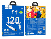 Беспроводные наушники для спорта Hoco ES62 BT5.3/800mAh/120ч серый