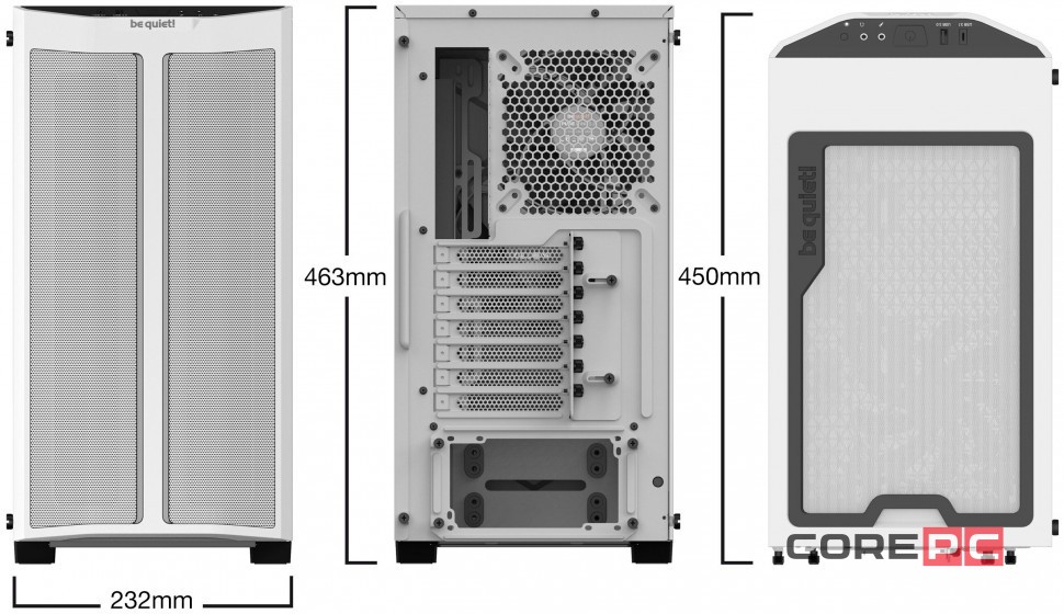Компьютерный корпус Be Quiet! PURE BASE 500 DX White (BGW38)