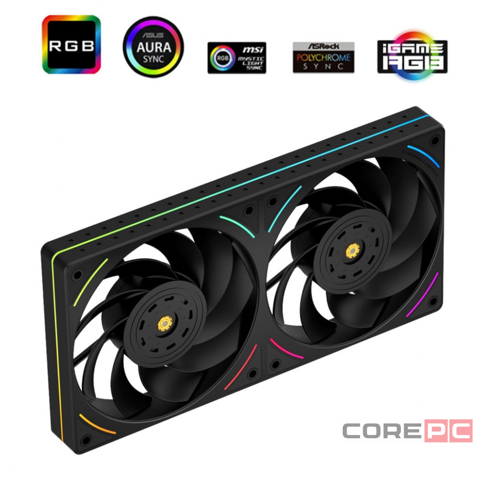 Комплект вентиляторов для корпуса Thermalright TL-UB24R Reverse ARGB Black (TRTLUB24R)