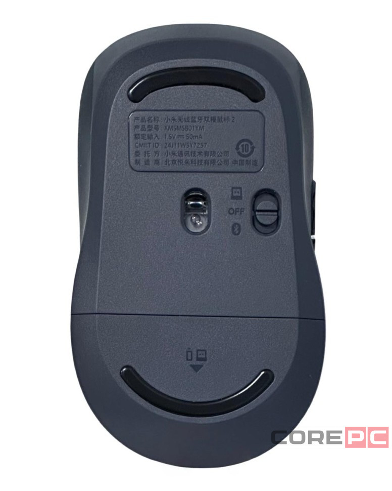 Мышь беспроводная Xiaomi Mouse Wireless Bluetooth Dual Mode 2 (XMSMSB01YM) черная