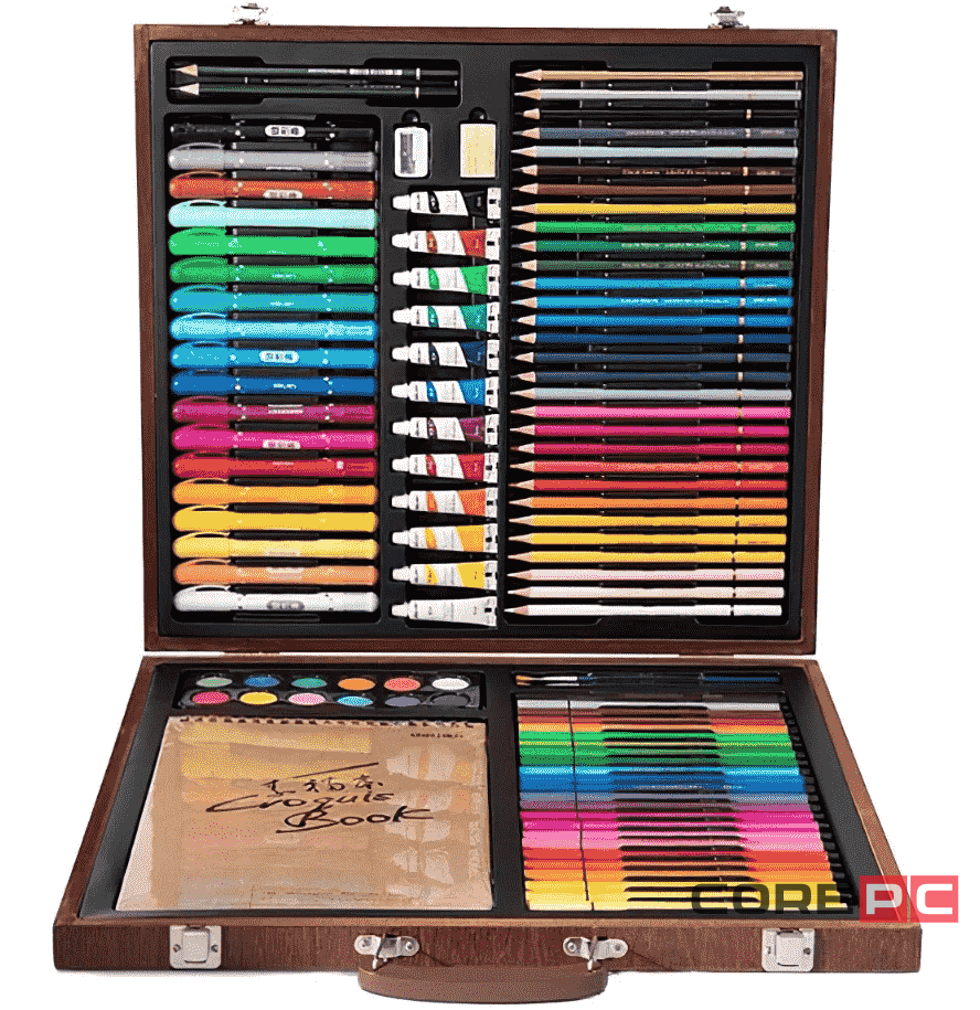 Набор для рисования Xiaomi DELI Painting Set Wooden Box