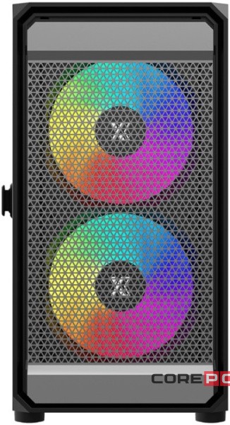 Компьютерный корпус XASTRA A303M TG 3FRGB Black (A303M-2FC14F-1FC12F)