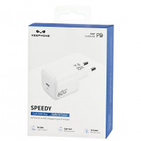Сетевое зар. устр. Keephone Speedy 1C Gan 60W белое